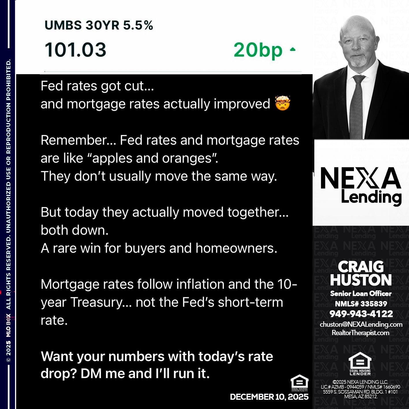 101.03 - Craig Huston -Senior Loan Officer